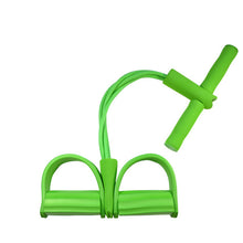 Load image into Gallery viewer, Goma de fitness 4 faixas da resistência do tubo látex pedal exercitador sit-up puxar expansor de corda bandas elásticas equipamentos yoga pilates treino